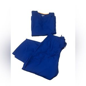 Blue Scrub Set ‘Scrubstar’ size small NWOT